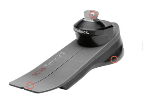 Pé de Fibra de Carbono 1C11 Terion K2